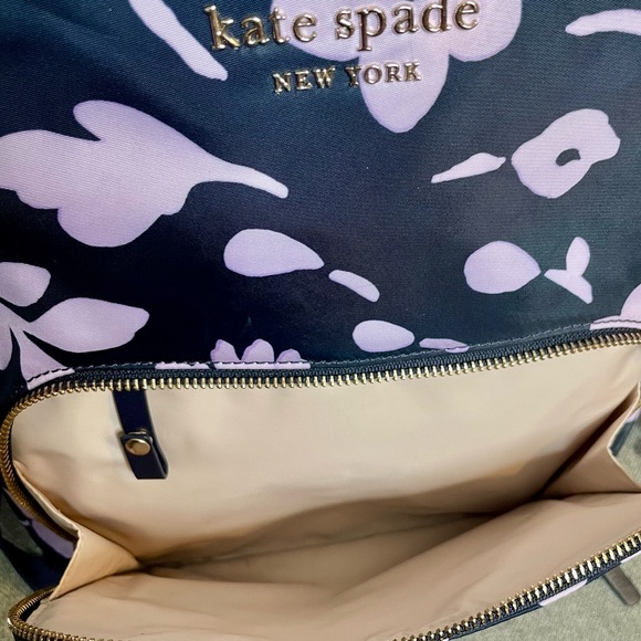 Kate Spade Floral Navy and Pink Backpack main image 9